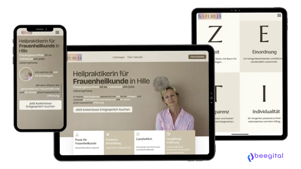Website für Praxen & Heilpraktiker